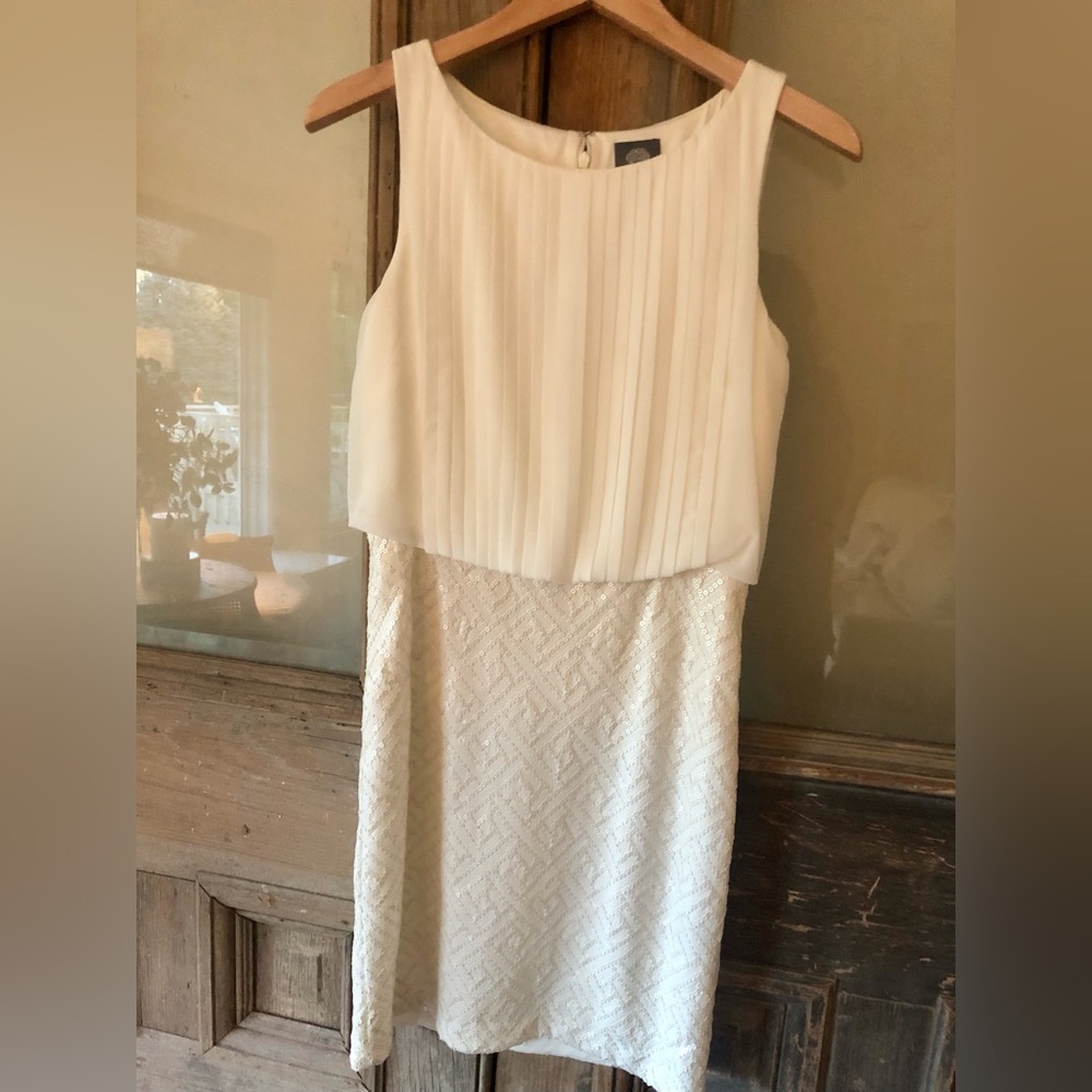 Cream Vince Camuto Dress